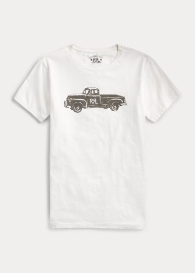 Playeras Ralph Lauren Hombre Blancos - Truck-Graphic - BDVRG3429